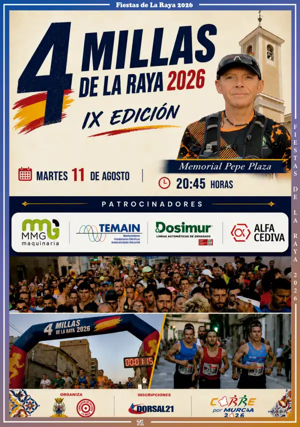 Carrera Popular en La Raya. 4 Millas de La Raya