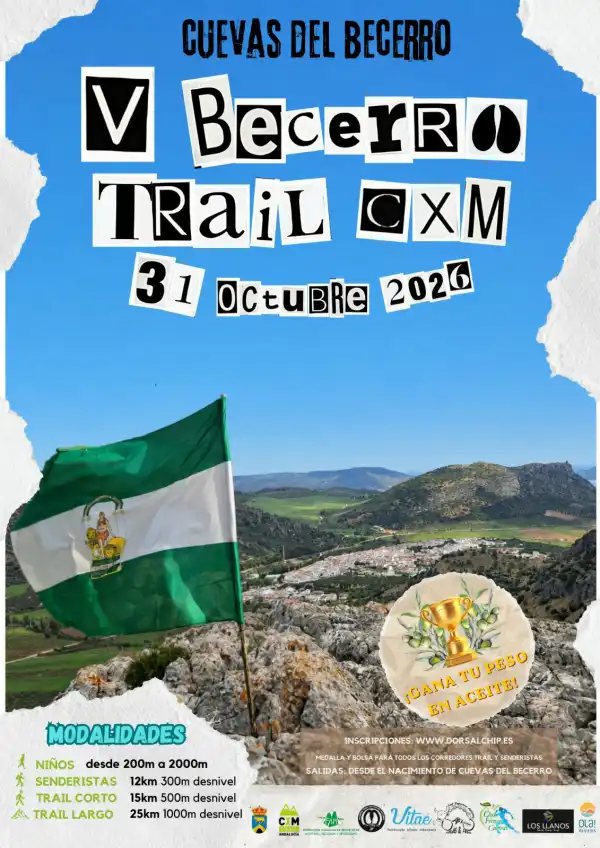Trail Running en Cuevas del Becerro. Becerro Trail