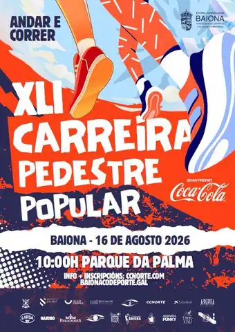 Carrera Popular en Baiona. Carreira Pedestre Popular Andar e Correr