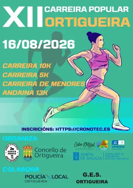 Carrera Popular en Ortigueira. Carreira Popular Ortigueira