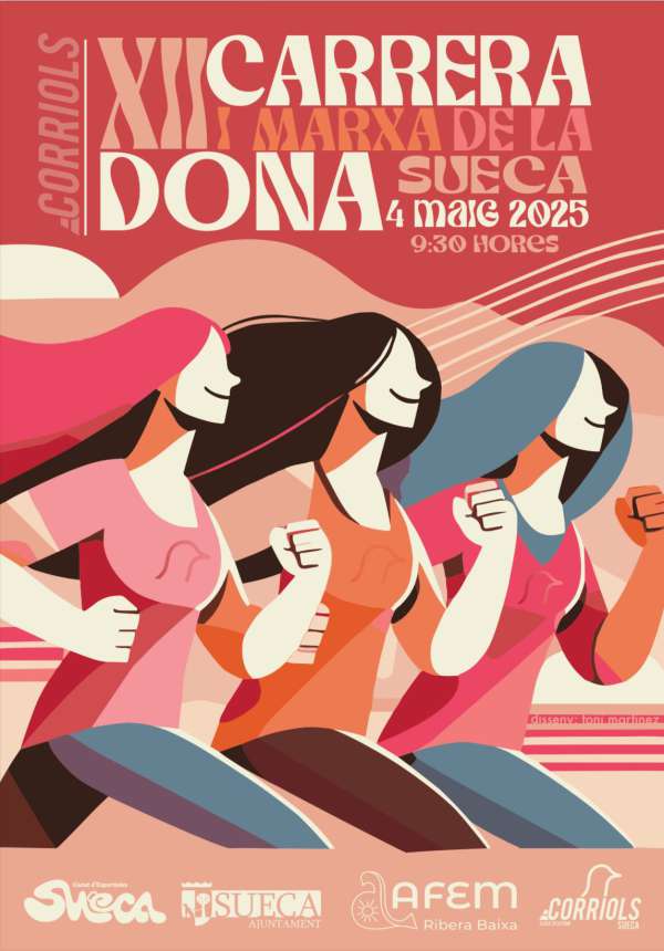 Carrera Popular en Sueca. Carrera de la Dona de Sueca