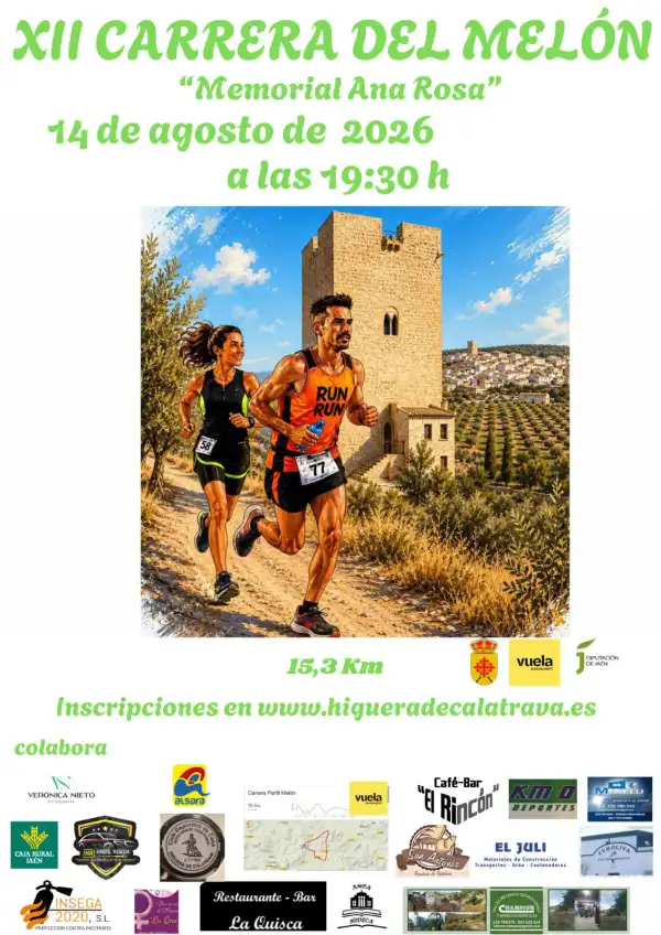 Carrera Popular en Higuera de Calatrava. Carrera del Melón