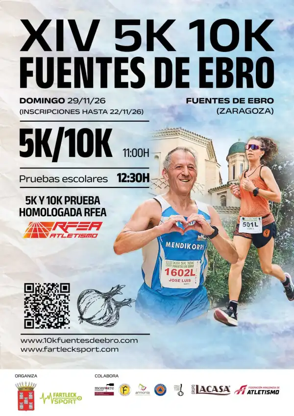 10K en Fuentes de Ebro. Carrera Popular de Fuentes de Ebro