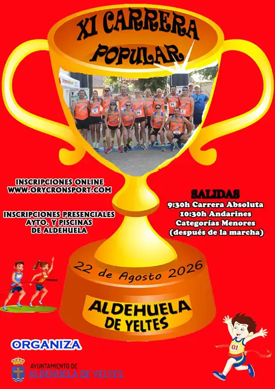 10K en Aldehuela de Yeltes. Carrera Popular en Aldehuela de Yeltes