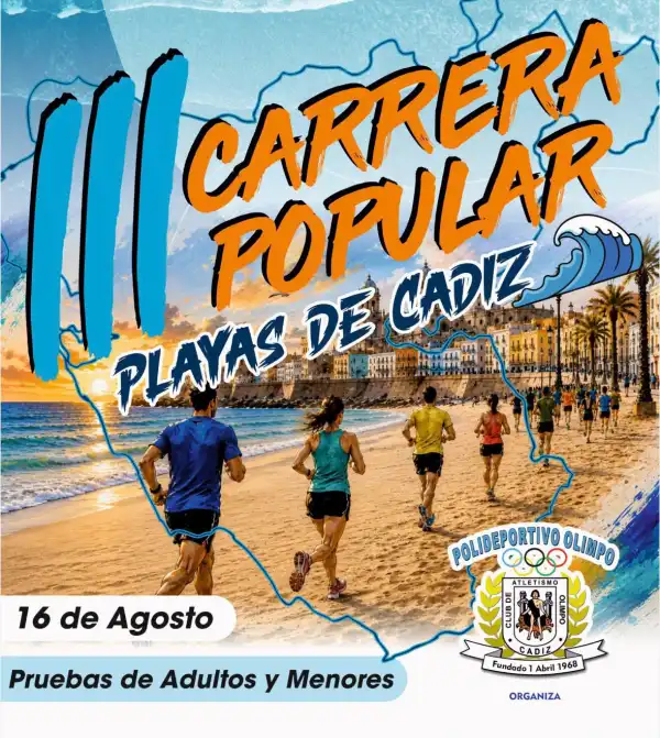 Carrera Popular en Cádiz. Carrera Popular Playas de Cádiz