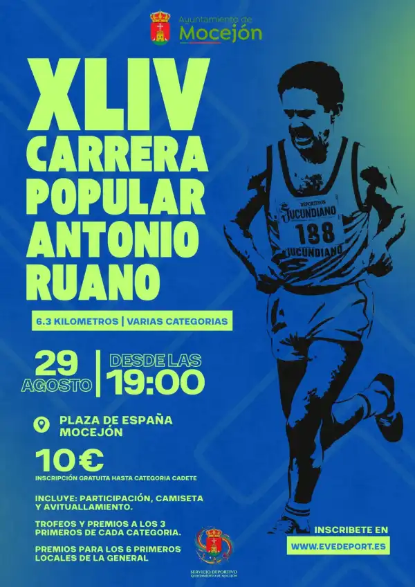 Carrera Popular en Mocejón. Carrera Popular Trofeo Antonio Ruano