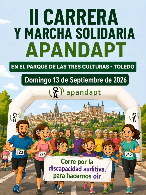 Carrera Popular en Toledo. Carrera Solidaria APANDAPT