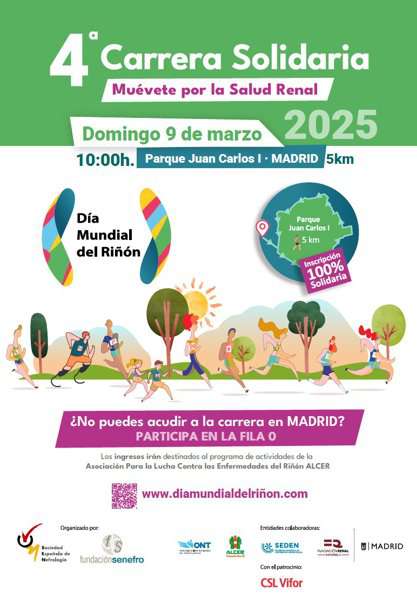 Carrera Solidaria del Día Mundial del Riñón