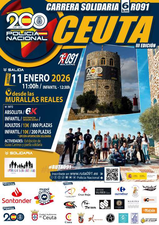 Carrera Solidaria Ruta 091 - Ceuta