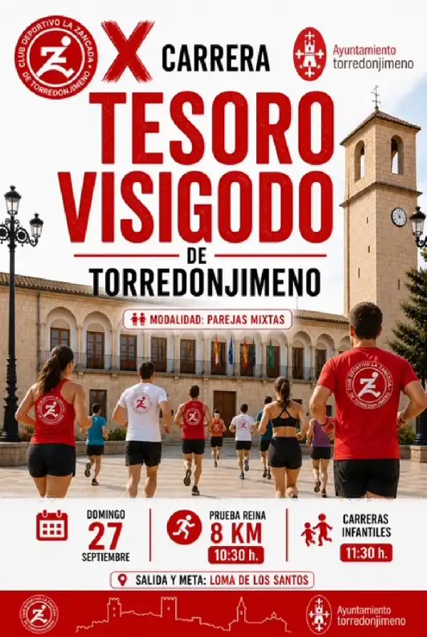 Carrera Popular en Torredonjimeno. Carrera Tesoro Visigodo