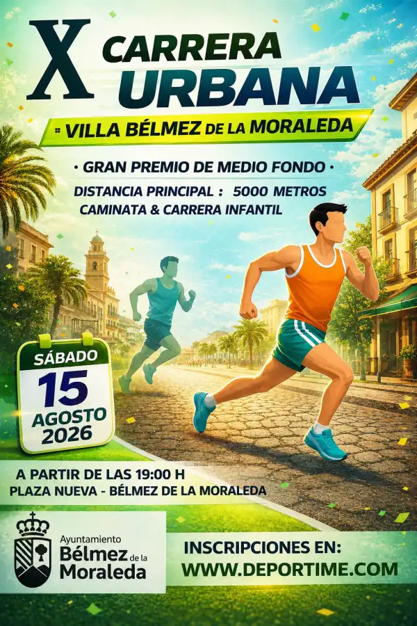 5K en Bélmez de la Moraleda. Carrera Urbana Bélmez de la Moraleda