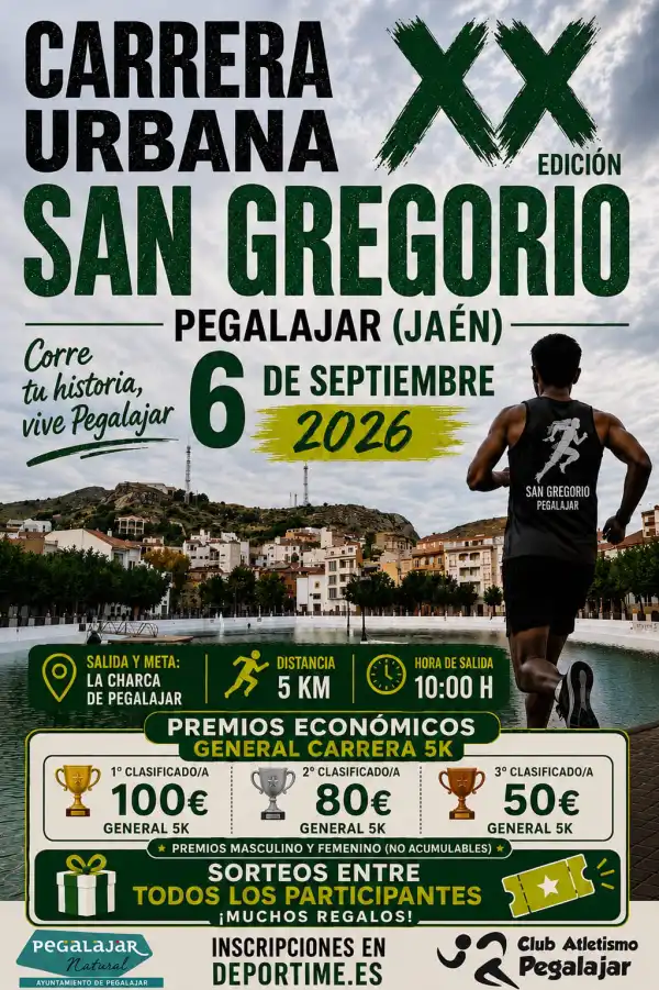 5K en Pegalajar. Carrera Urbana de San Gregorio
