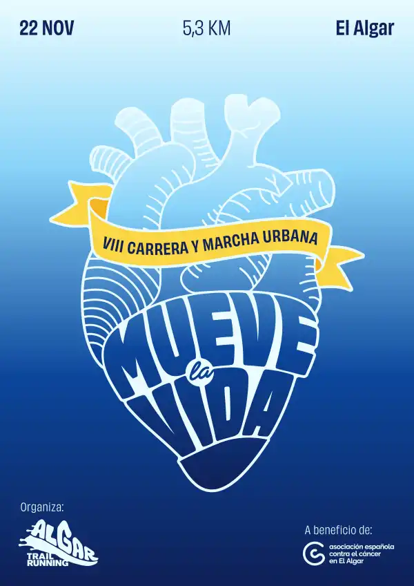 Carrera Popular en El Algar, Cartagena. Carrera Urbana Mueve la Vida