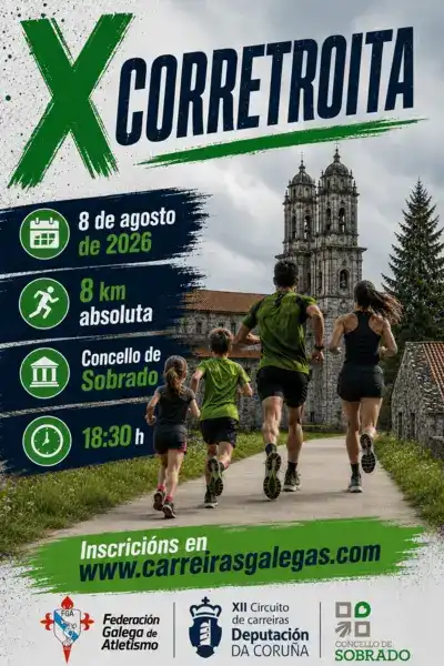 Carrera Popular en Sobrado. Corretroita Popular Concello de Sobrado