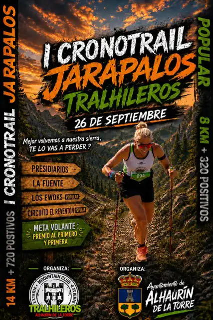 Trail Running en Alhaurín de la Torre. CronoTrail Jarapalos Tralhileros