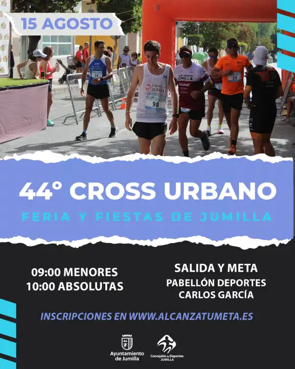 Carrera Popular en Jumilla. Cross Urbano Fiestas del Vino de Jumilla
