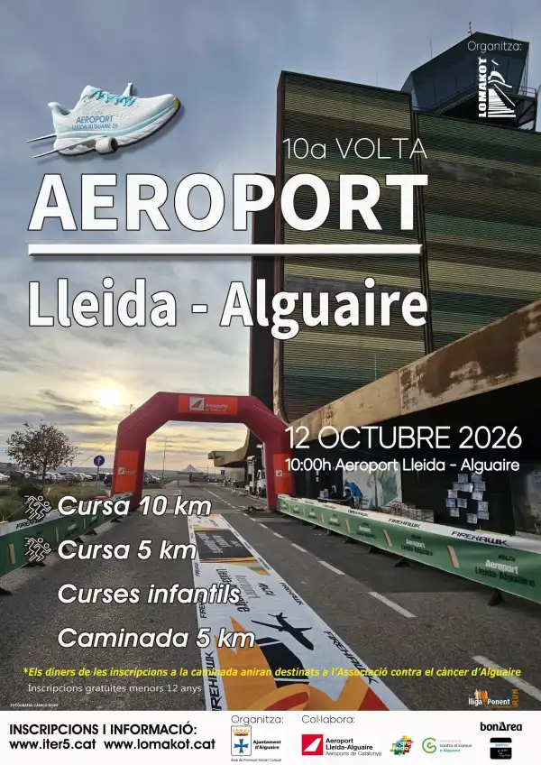 10K en Alguaire. Cursa Aeroport d'Alguaire
