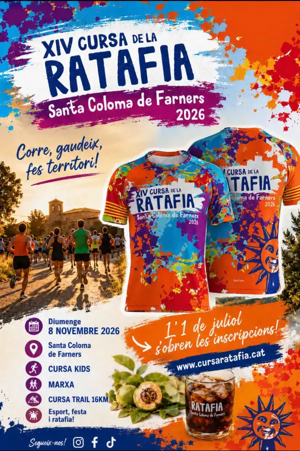 Trail Running en Santa Coloma de Farners. Cursa de Muntanya de la Ratafia