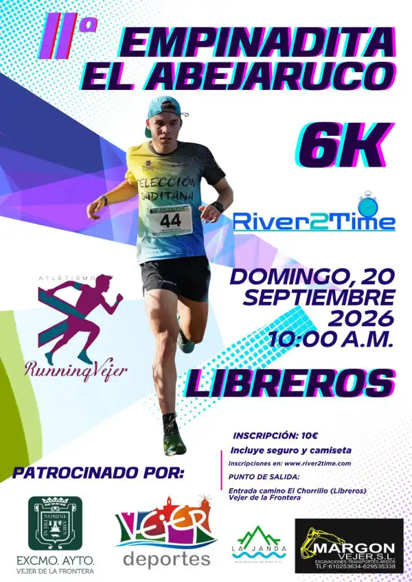 Carrera Popular en Vejer de la Frontera. Empinadita El Abejaruco