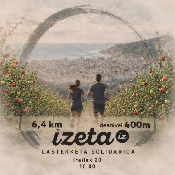 Carrera Popular en Aia. Izeta Mendi-Lasterketa Solidaria
