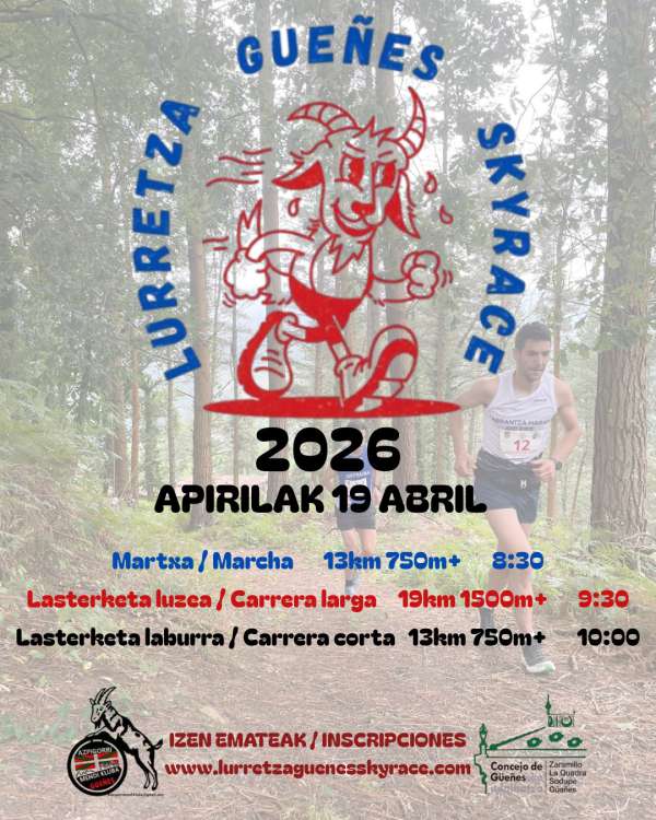 Trail Running en Güeñes. Lurretza Güeñes Skyrace