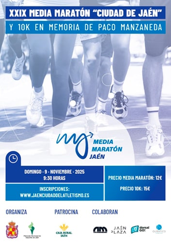 XXIX Media Maratón Ciudad de Jaén + 10K en memoria de Paco Manzaneda