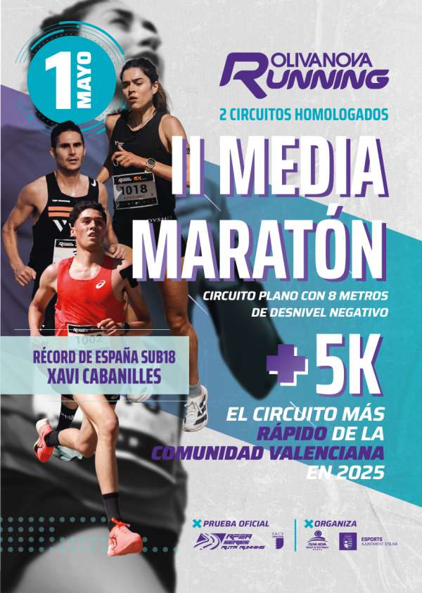 Medio Maratón en Oliva. Media Maratón Oliva Nova