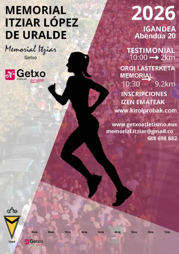 Carrera Popular en Getxo. Memorial Itziar López de Uralde