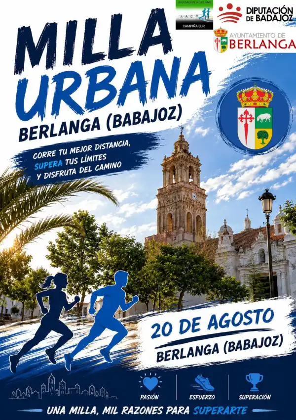 Larga distancia en Berlanga. Milla Urbana de Berlanga