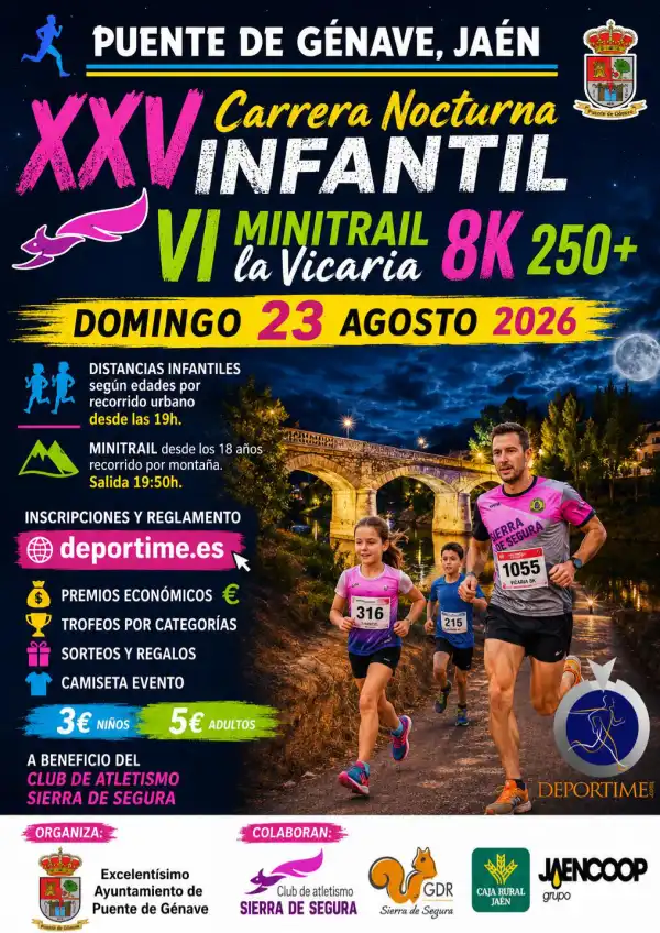 Trail Running en Puente de Génave. Mini Trail La Vicaría