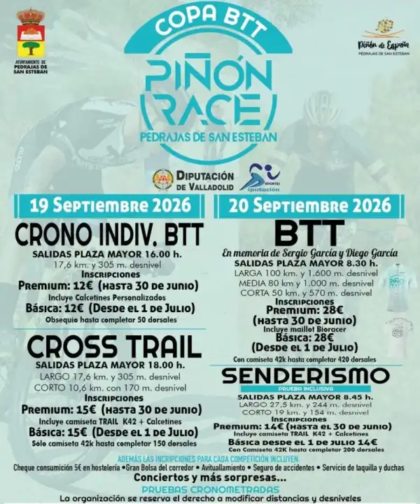 Trail Running en Pedrajas de San Esteban. Piñón Race