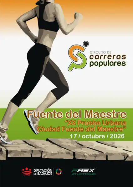 Carrera Popular en Fuente del Maestre. Prueba Urbana Ciudad de Fuente del Maestre