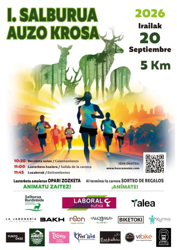 5K en Vitoria-Gasteiz. Salburua Auzo Krosa