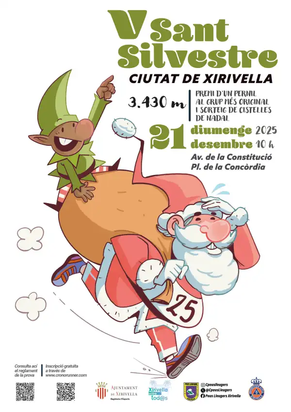 Carrera Popular en Xirivella. Sant Silvestre Ciutat de Xirivella