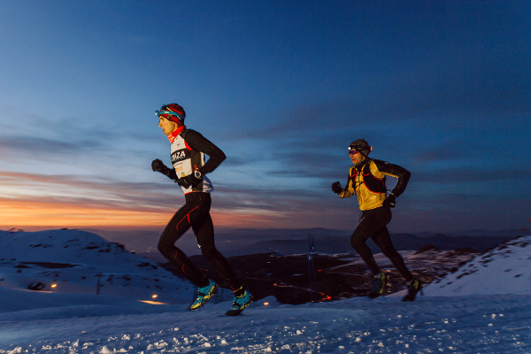Snow Running Sierra Nevada