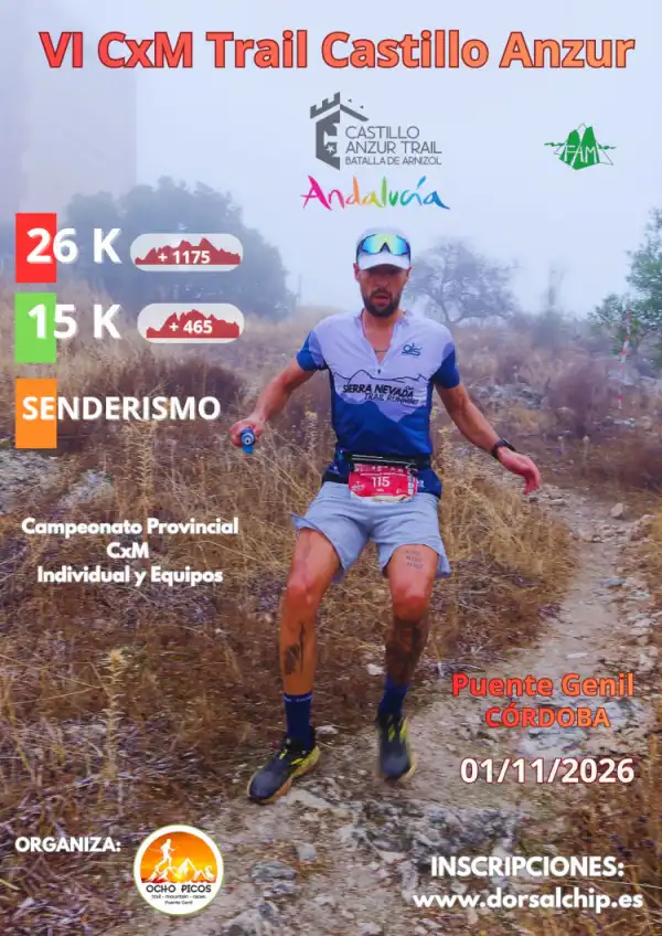 Trail Running en Puente Genil. Trail Castillo Anzur