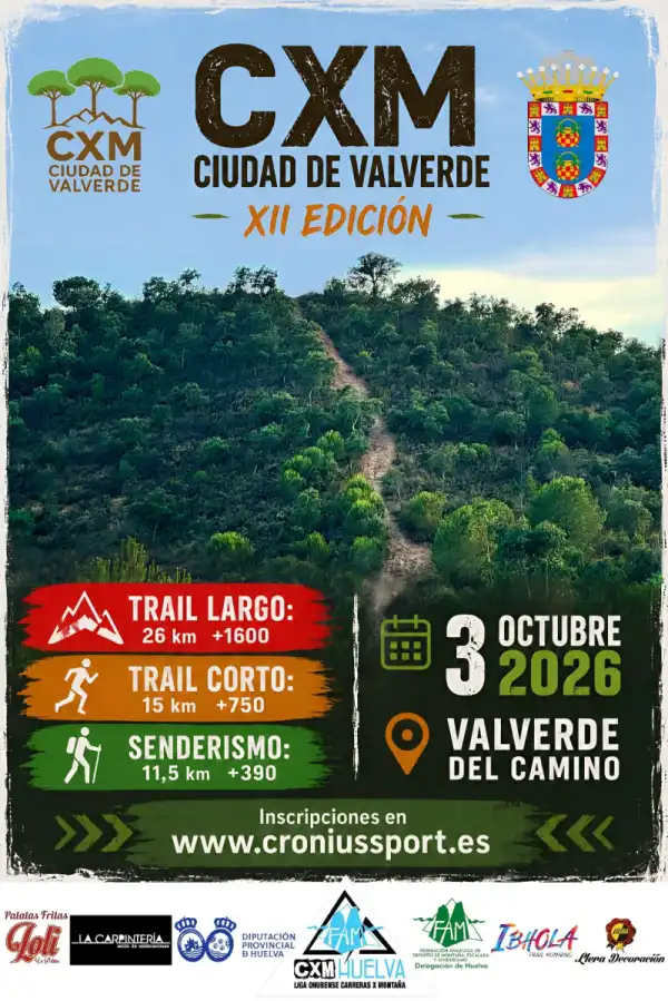 Trail Running en Valverde del Camino. Trail Ciudad de Valverde