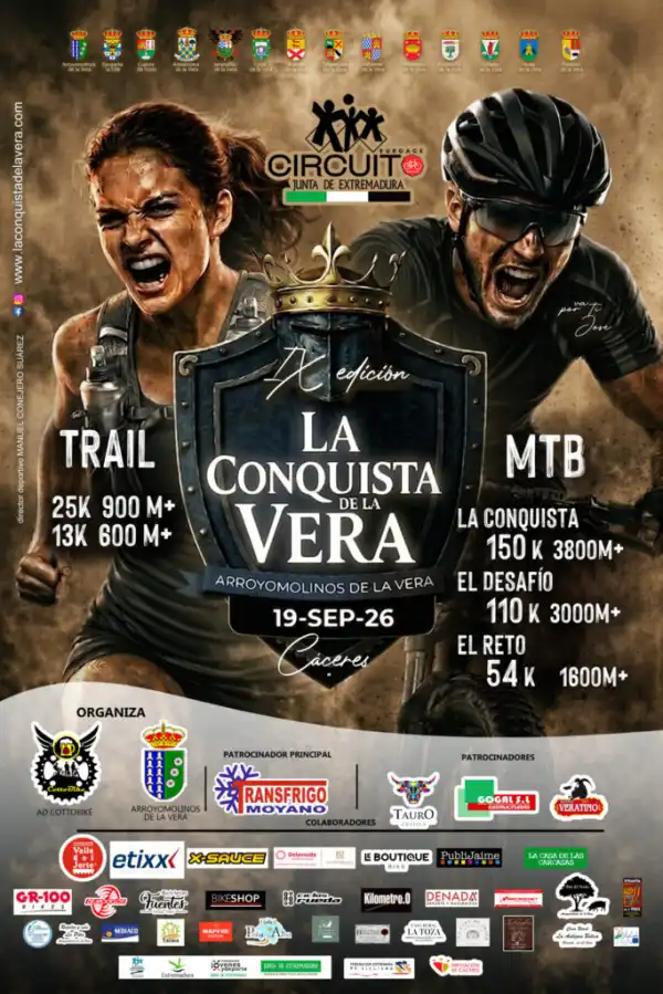 Trail Running en Arroyomolinos de la Vera. Trail La Conquista de la Vera