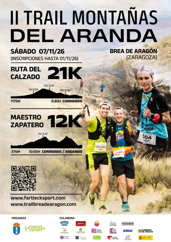 Trail Running en Brea de Aragón. Trail Montañas del Aranda