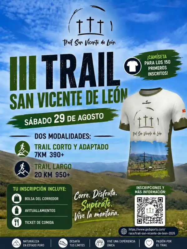 Trail Running en San Vicente de León - Arenas de Iguña. Trail San Vicente de León