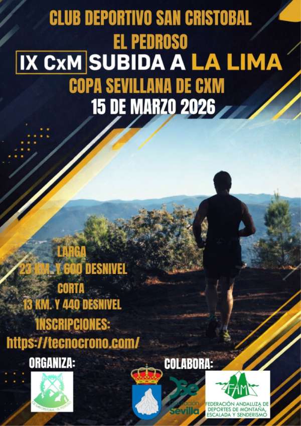 Trail Running en El Pedroso. Trail Subida a la Lima