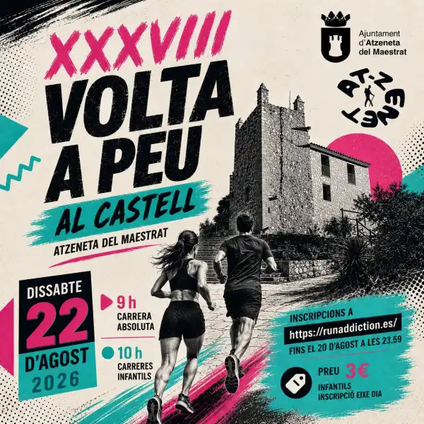 Trail Running en Atzeneta del Maestrat. Volta a Peu al Castell d'Atzeneta