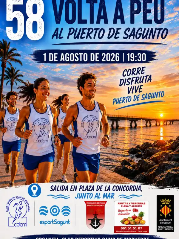 Carrera Popular en Port de Sagunt. Volta a Peu Port de Sagunt