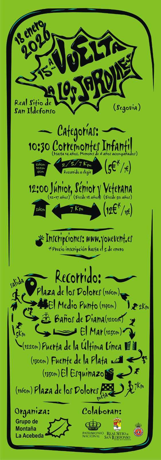 Vuelta a los Jardines de La Granja