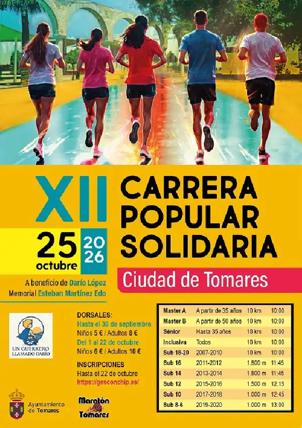 XII Carrera Popular Solidaria Ciudad de Tomares